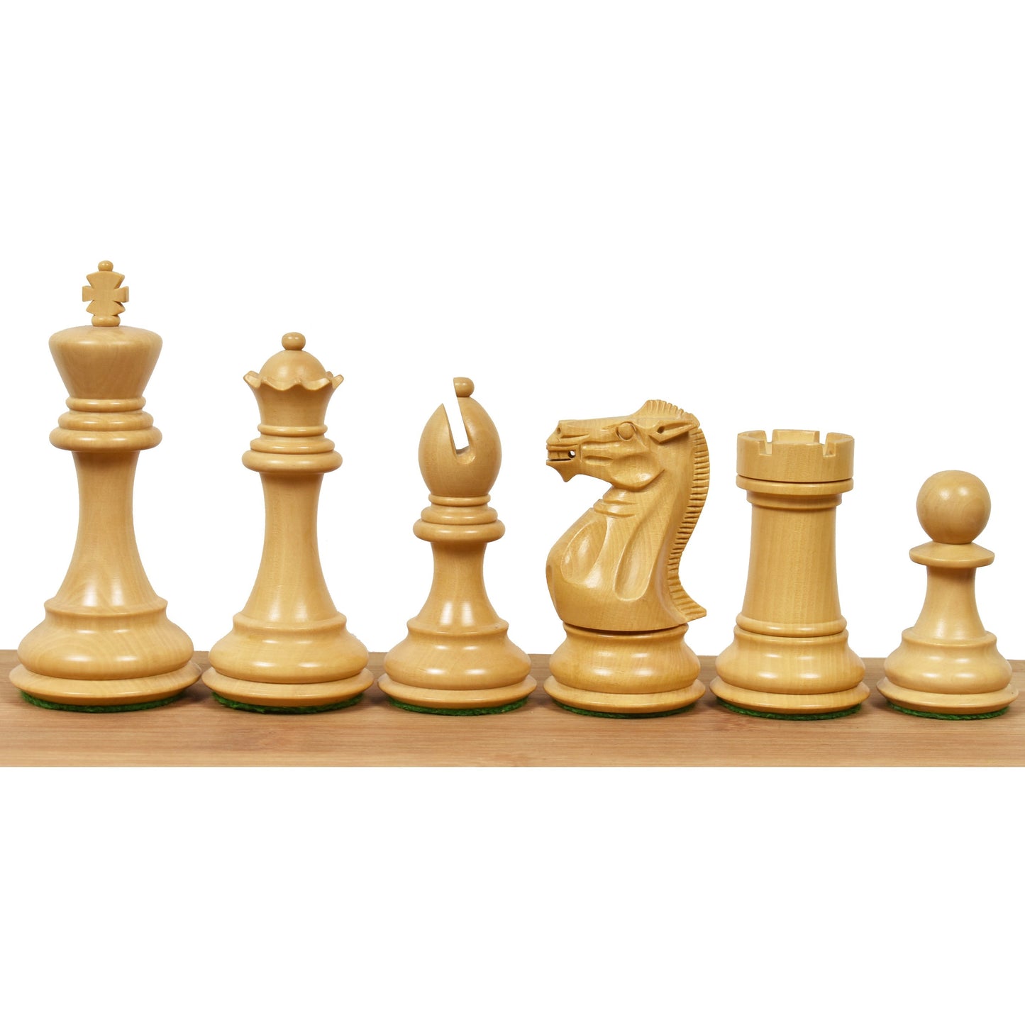 Leicht fehlerhaftes 4,1" Pro Staunton Holzschachspiel - Nur Schachfiguren - gewichtetes Rosenholz