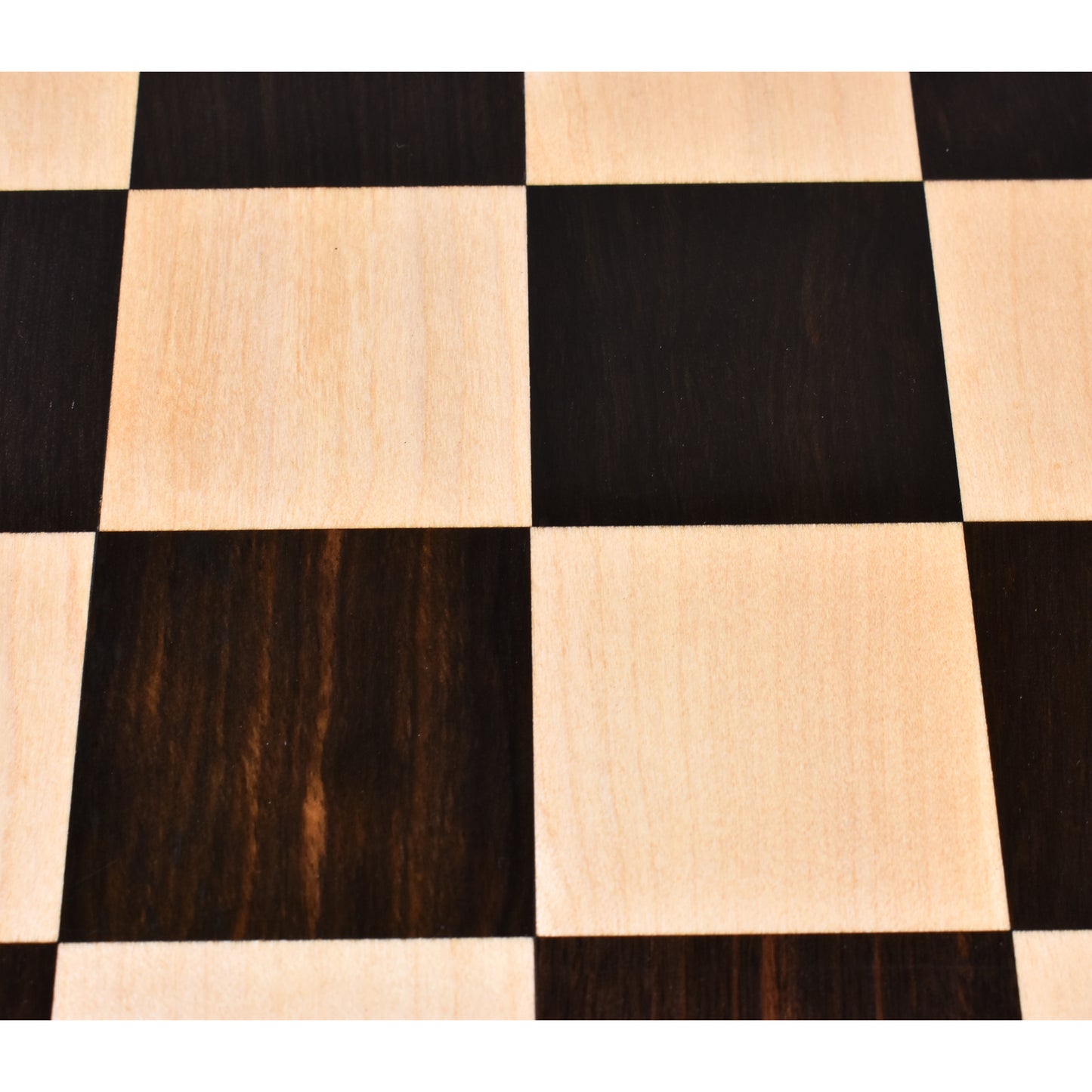 19 inches Large Solid Inlaid Ebony & Maple Wood Chess board - Square of 50 mm