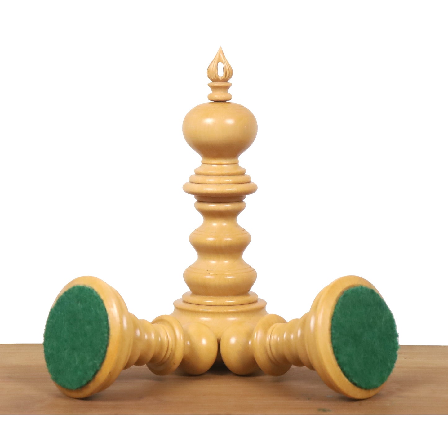 Leicht fehlerhaftes 4,3" Marengo Luxus Staunton Schachspiel - Nur Schachfiguren - Bud Rosewood Triple Weight