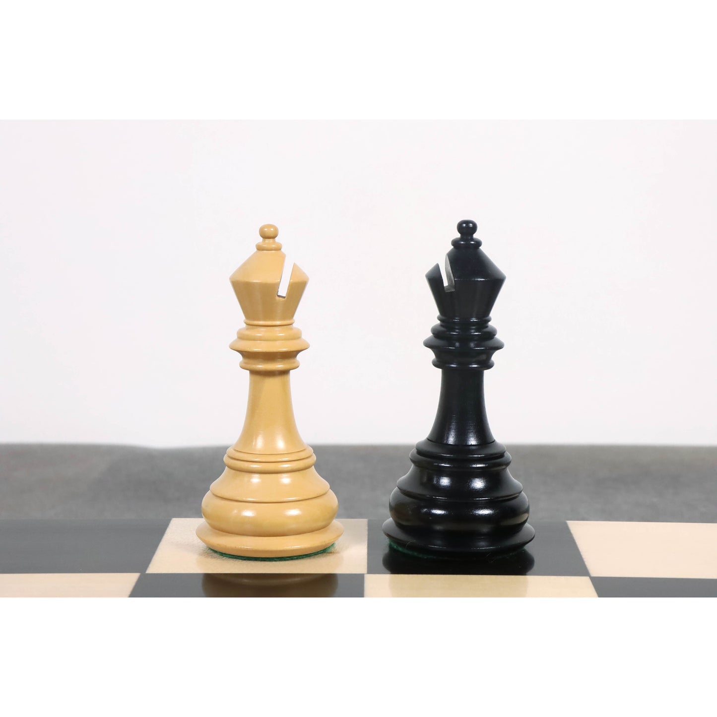 Slightly Imperfect 4.6″ Rare Columbian Triple Weighted Luxury Chess Pieces Only Set