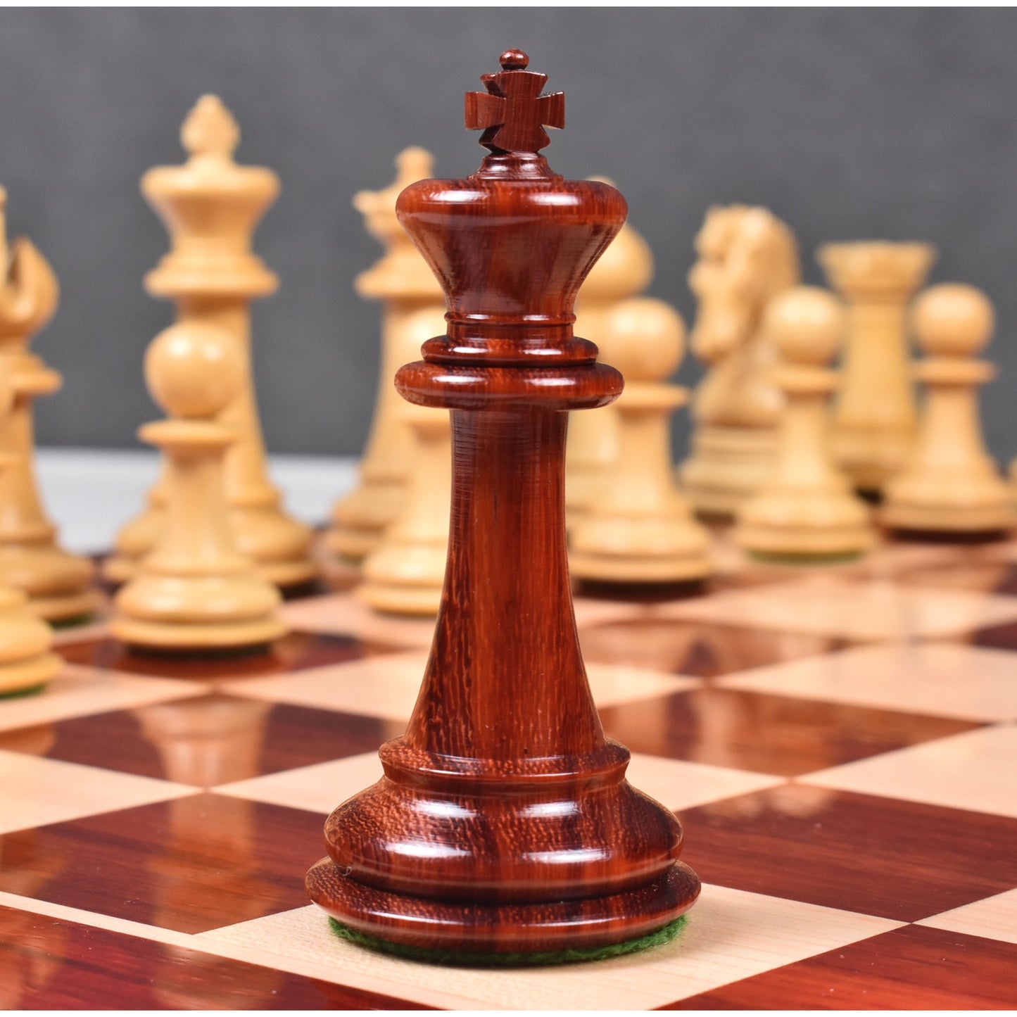 Slightly Imperfect 3.7" Emperor Series Staunton Chess Pieces Only set