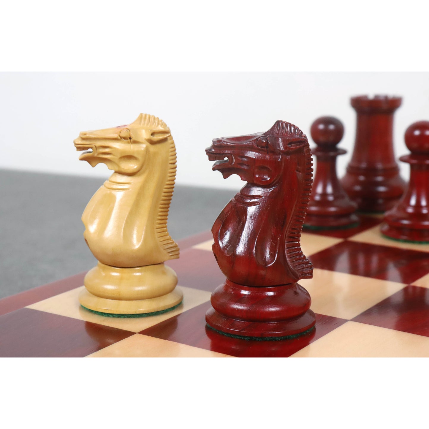 Reproduced 1849 Staunton Chess Pieces Only set