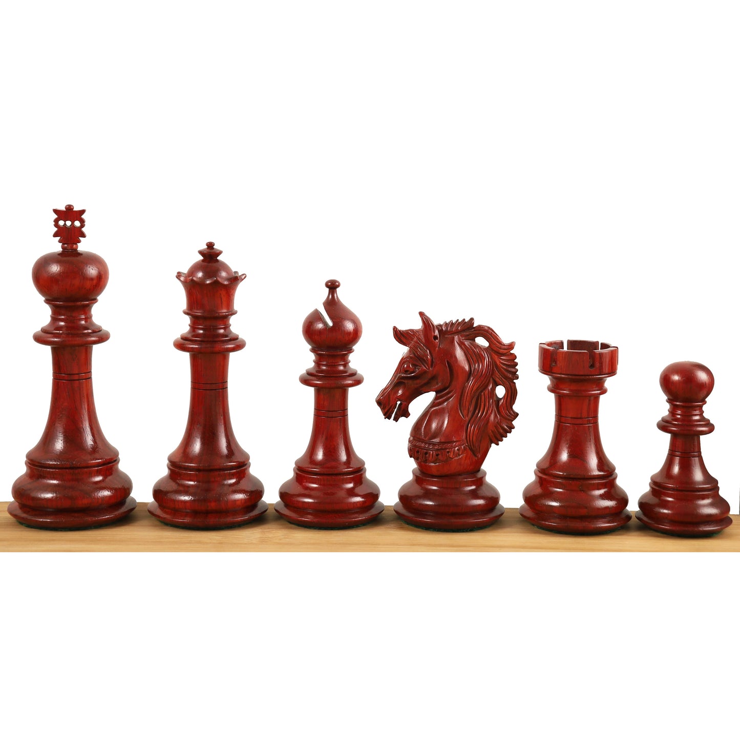 Slightly Imperfect 4.6" Prestige Luxury Staunton Chess Pieces Only set