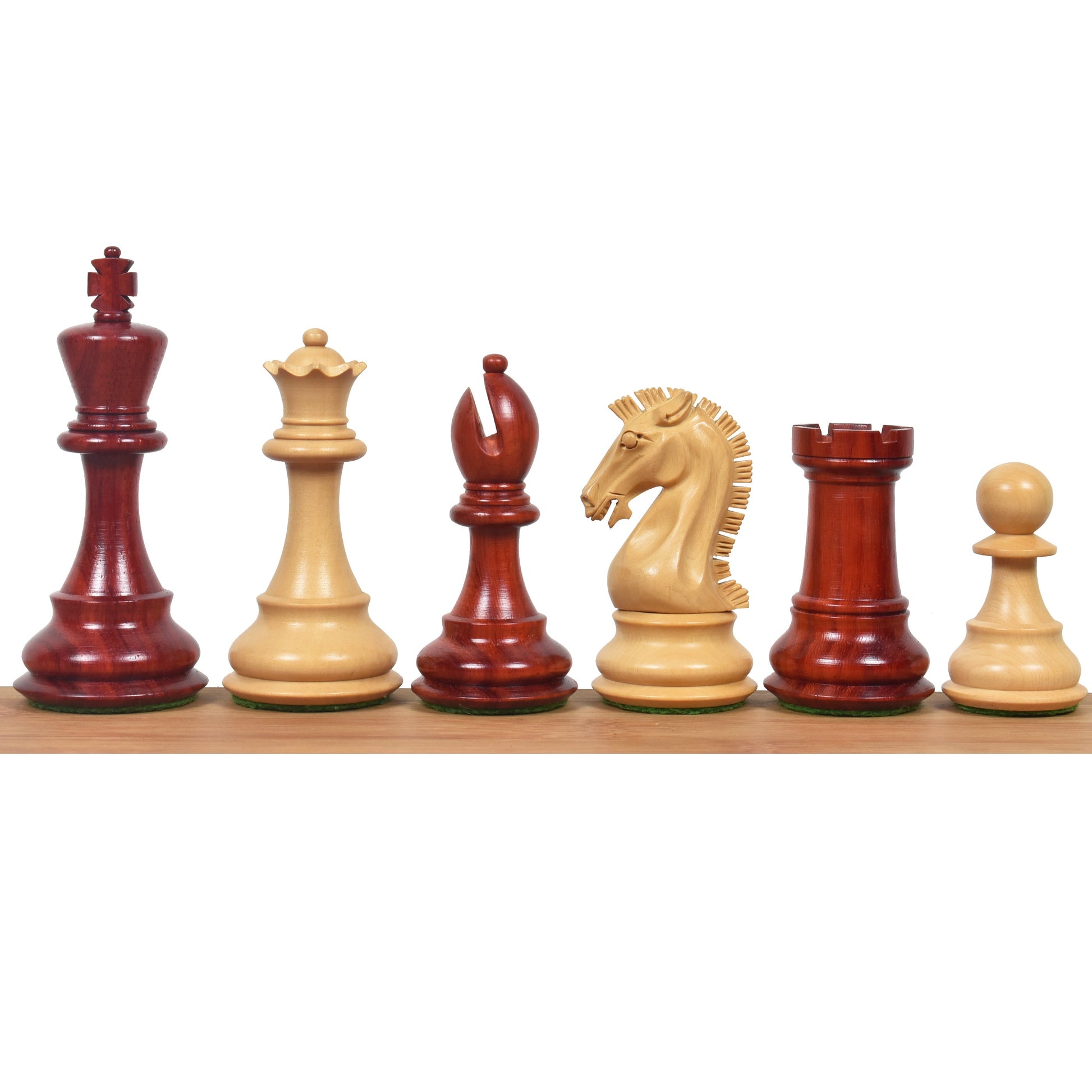 Slightly Imperfect 3.9" Craftsman Staunton Chess Pieces Only set