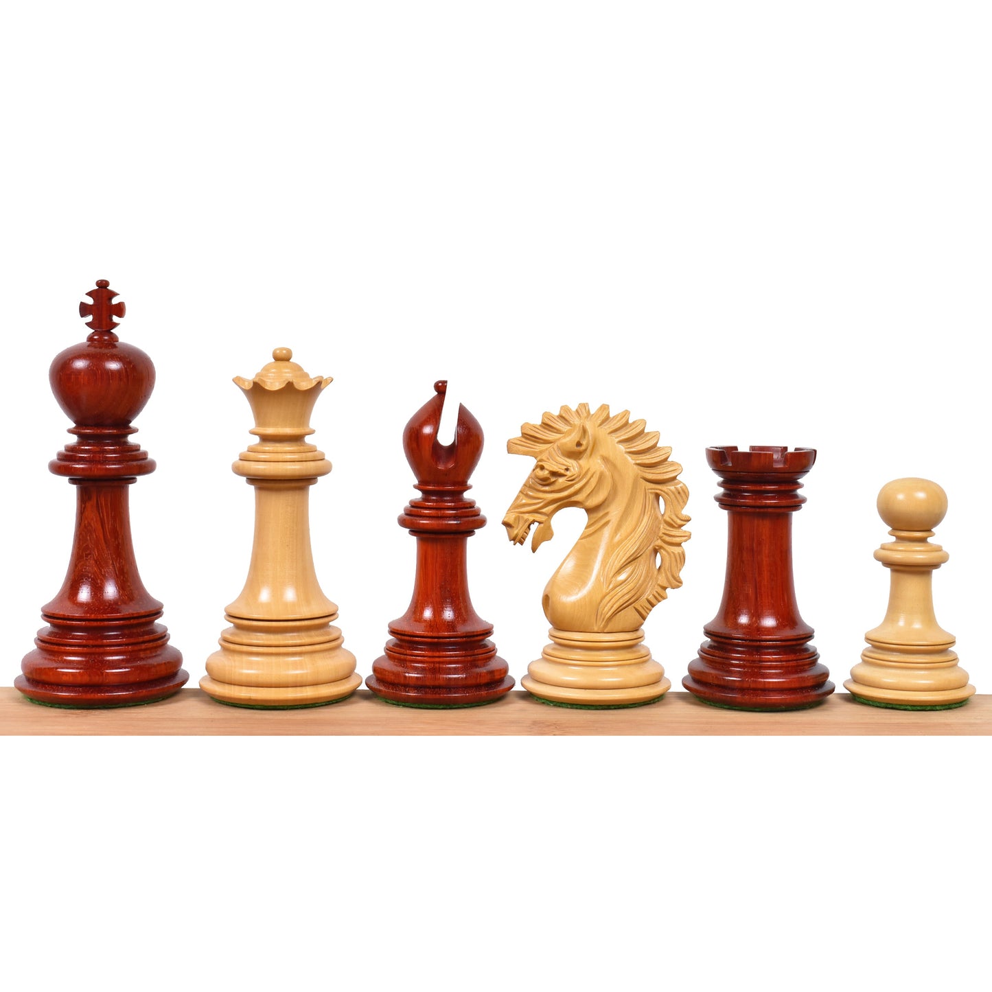 Slightly Imperfect 4.6" Mogul Staunton Luxury Chess Pieces Only Set