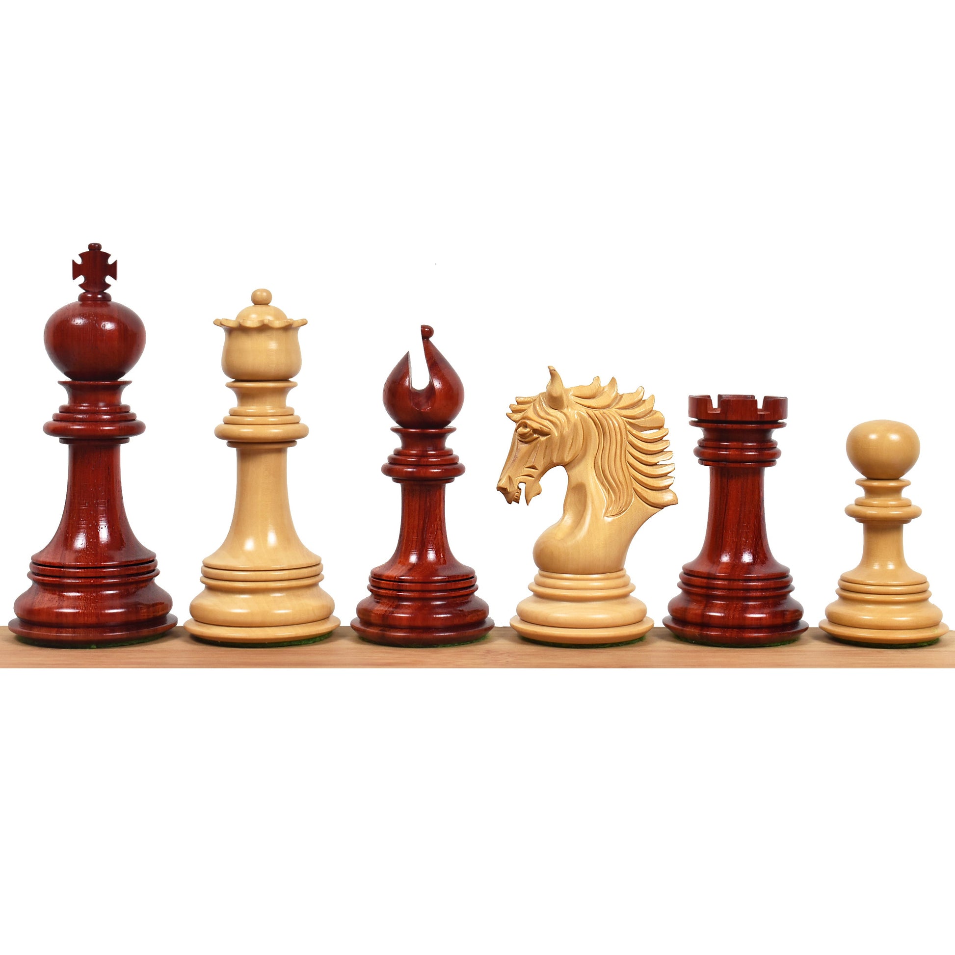 Slightly Imperfect 4.6" Arthur Luxury Staunton Chess Pieces Only set