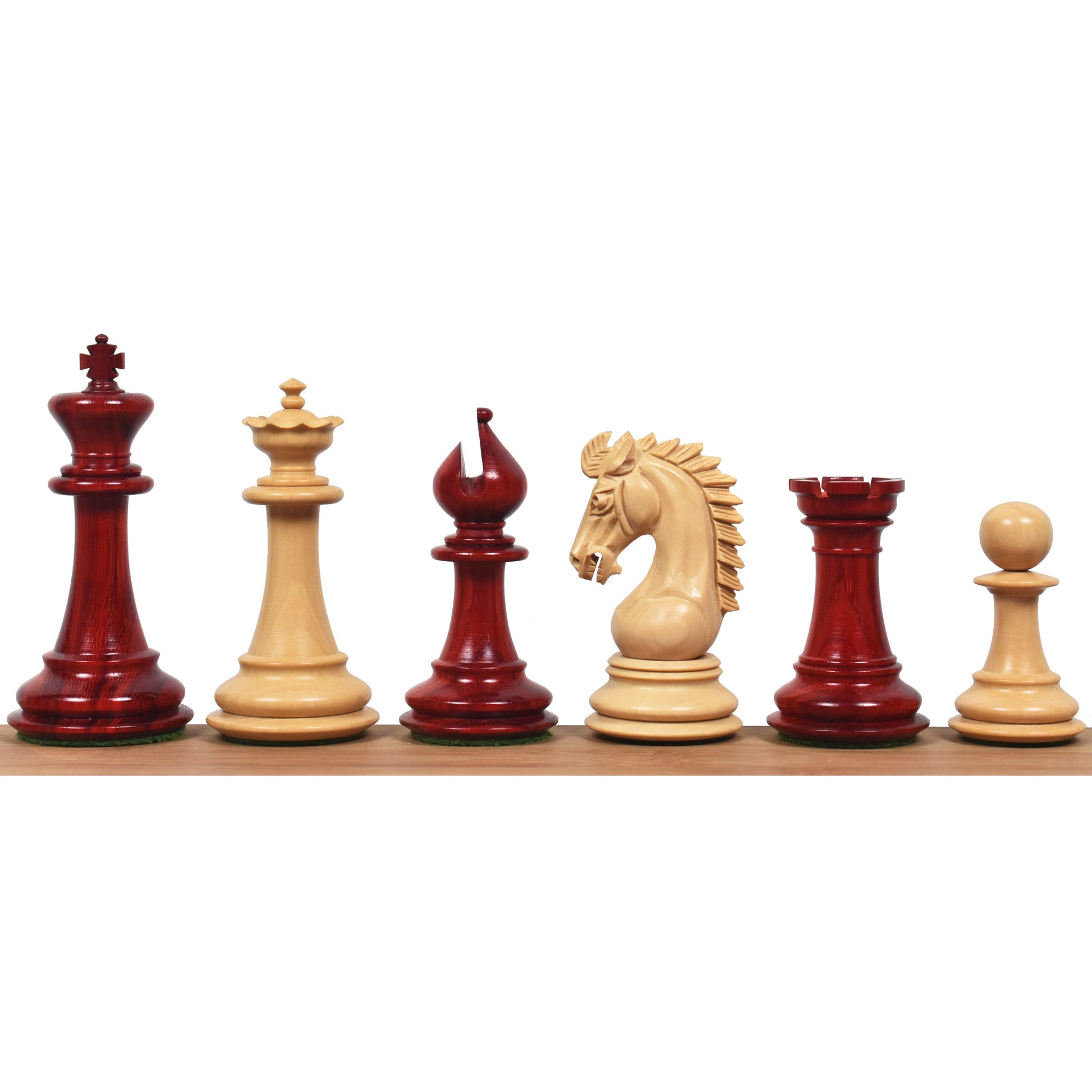 Slightly Imperfect 3.7" Emperor Series Staunton Chess Pieces Only set