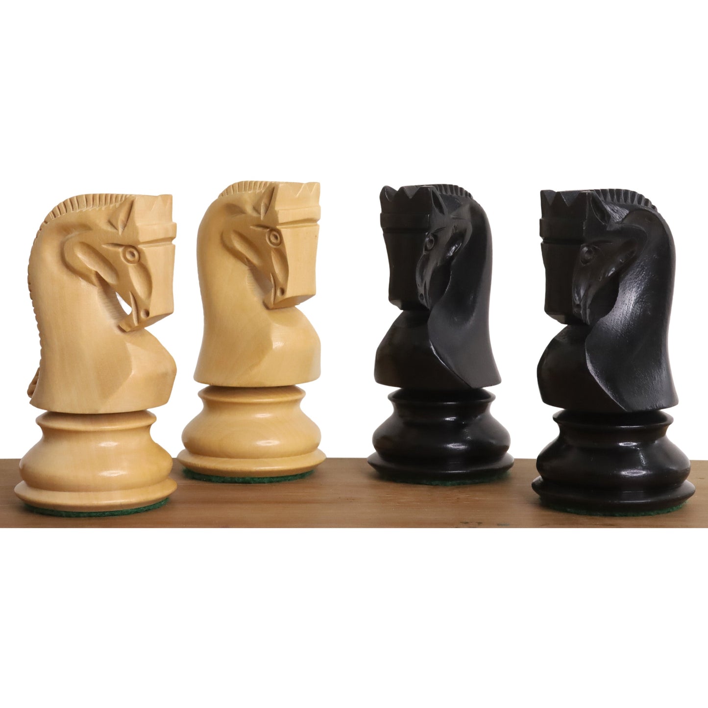 Slightly Imperfect Russian Zagreb 59' Chess Set - Chess Pieces Only - Triple Weighted Ebony Wood