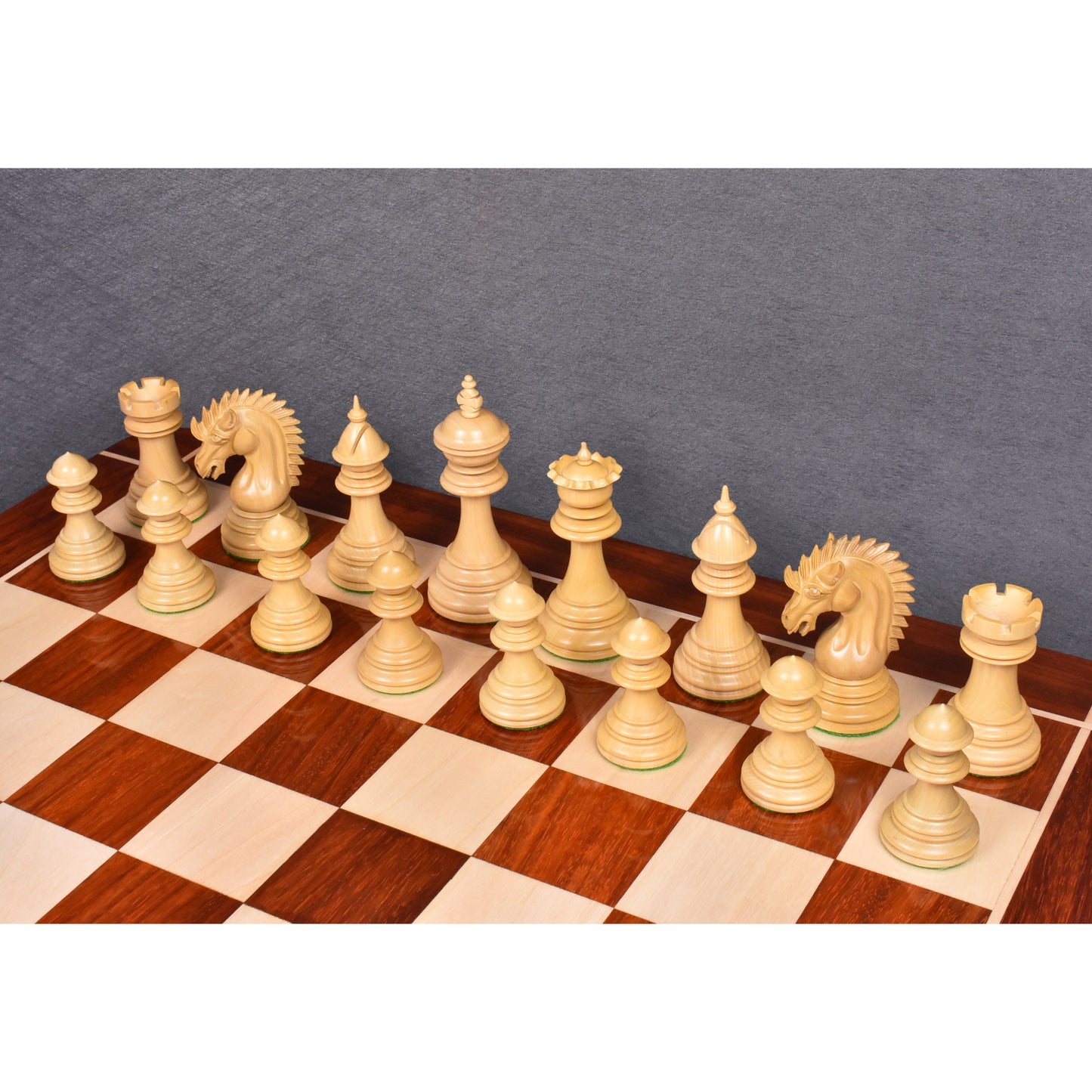 Dragon Luxury Staunton Chess Pieces Only Set 