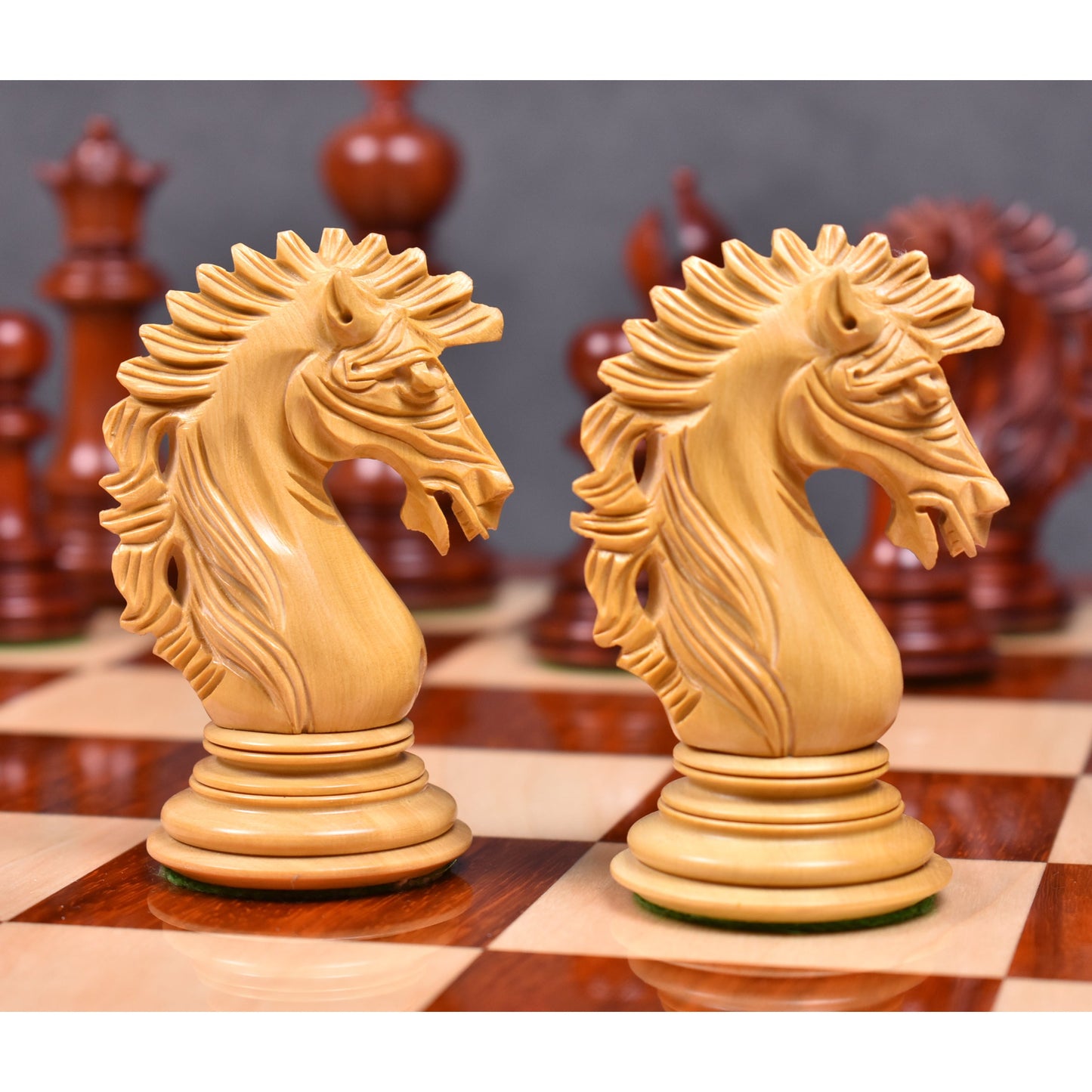 Slightly Imperfect 4.6" Mogul Staunton Luxury Chess Pieces Only Set