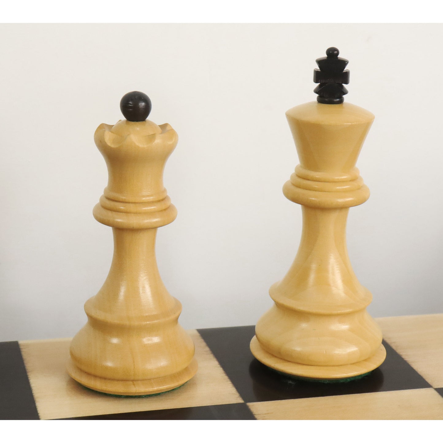 Slightly Imperfect Russian Zagreb 59' Chess Set - Chess Pieces Only - Triple Weighted Ebony Wood