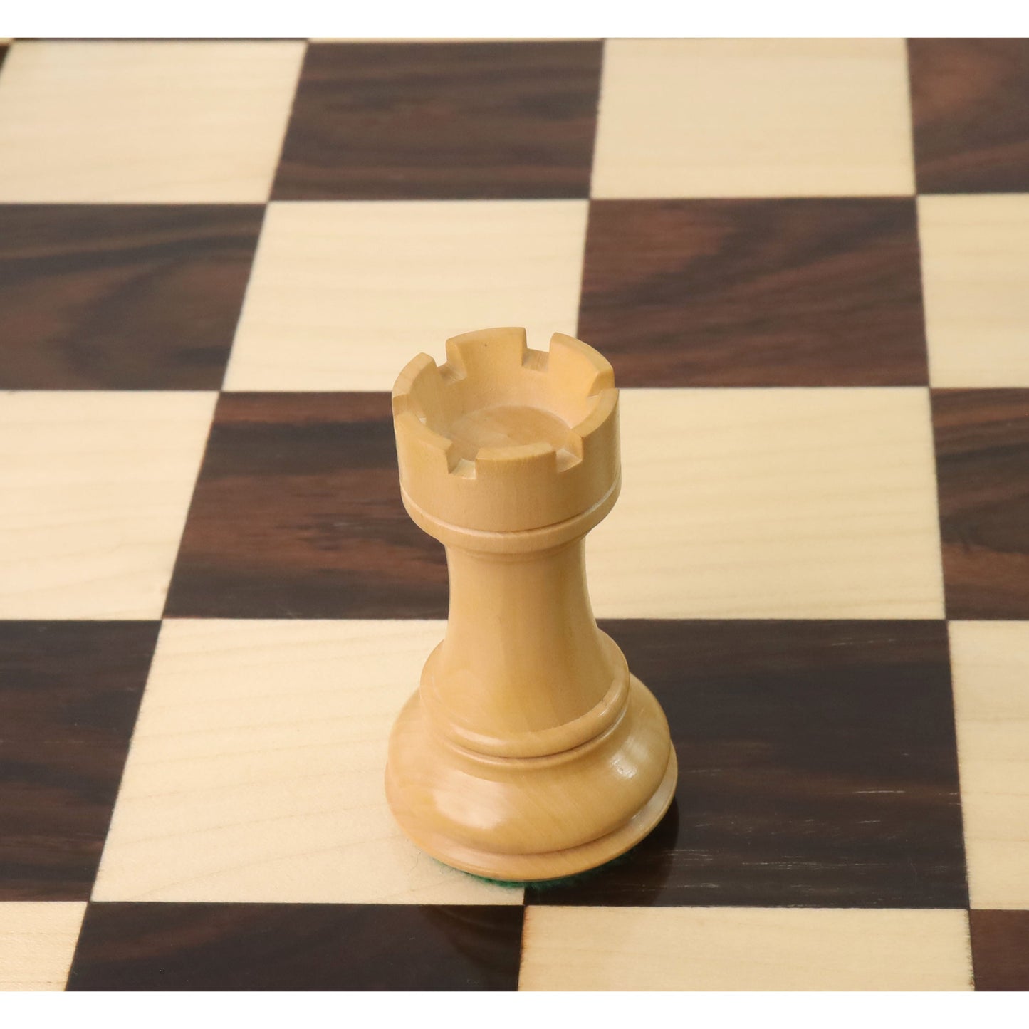 Jeu d'échecs en bois Staunton Pro 4,1" légèrement imparfait - Pièces d'échecs uniquement - Bois de rose lesté