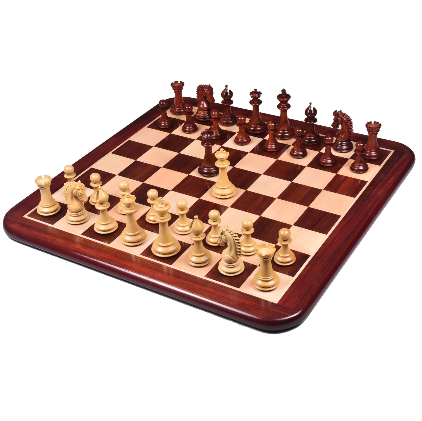 Slightly Imperfect 3.7" Emperor Series Staunton Chess Pieces Only set