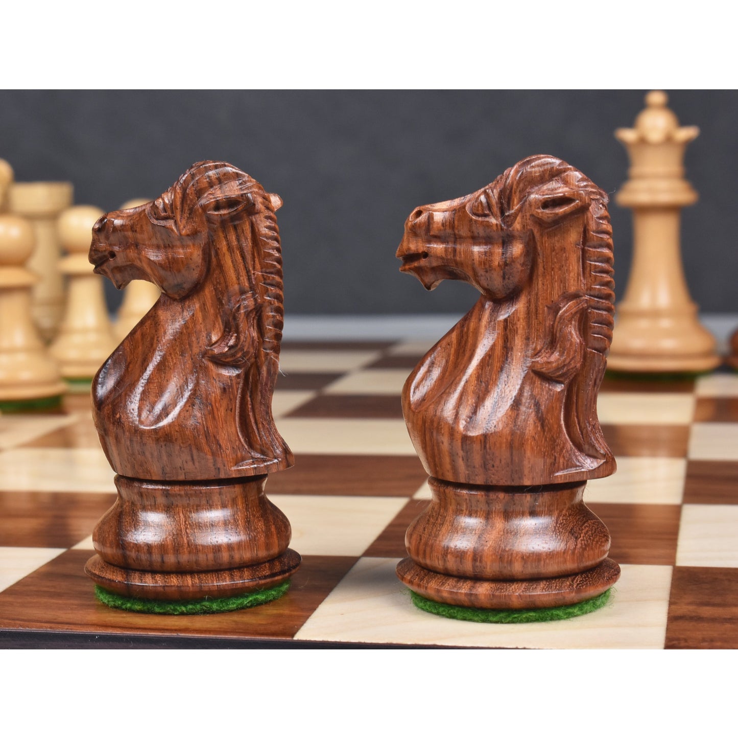 Royal Knight Staunton Chess Pieces Only set