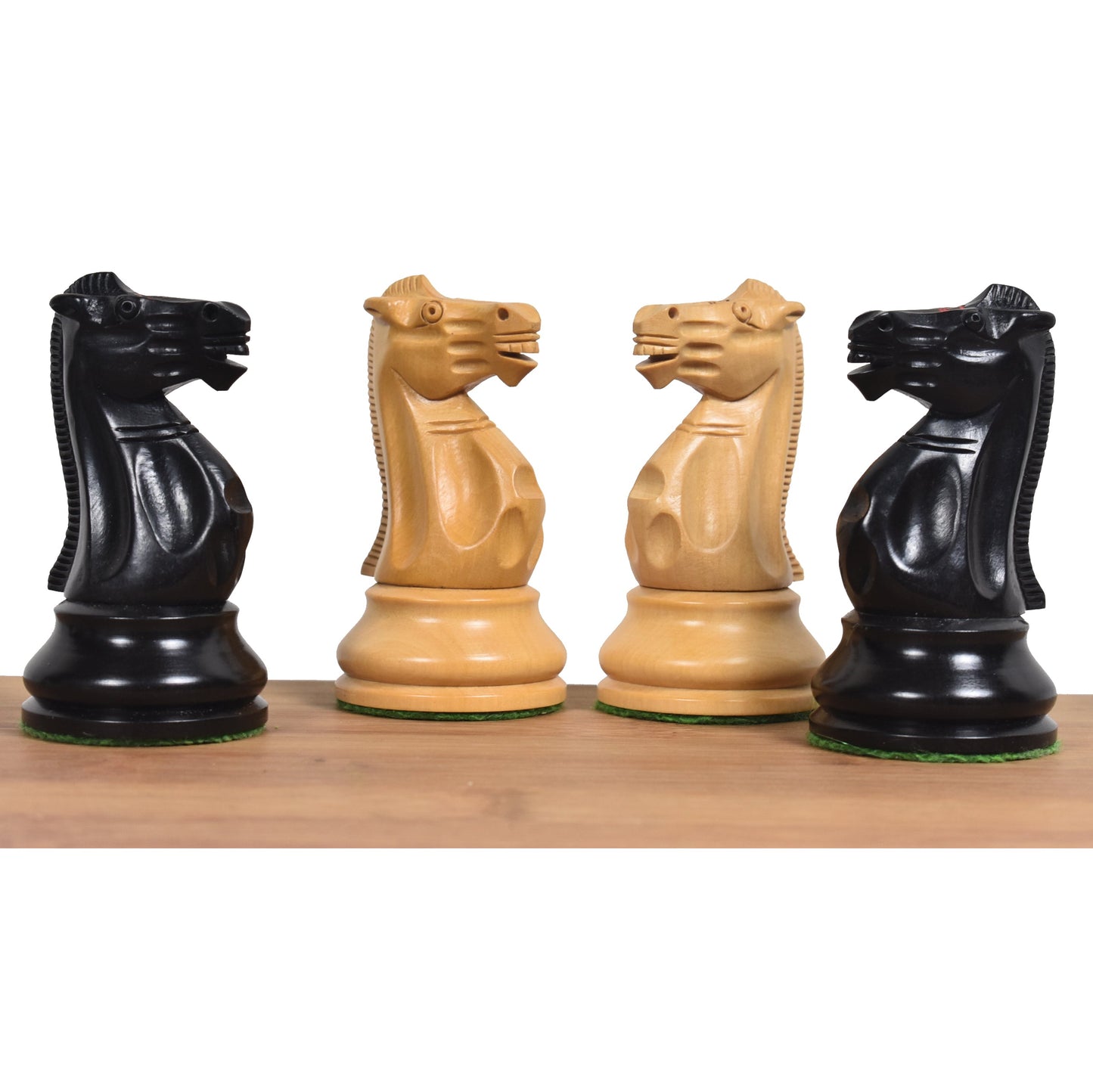 Slightly Imperfect 3.9" Lessing Staunton Chess Pieces only Set