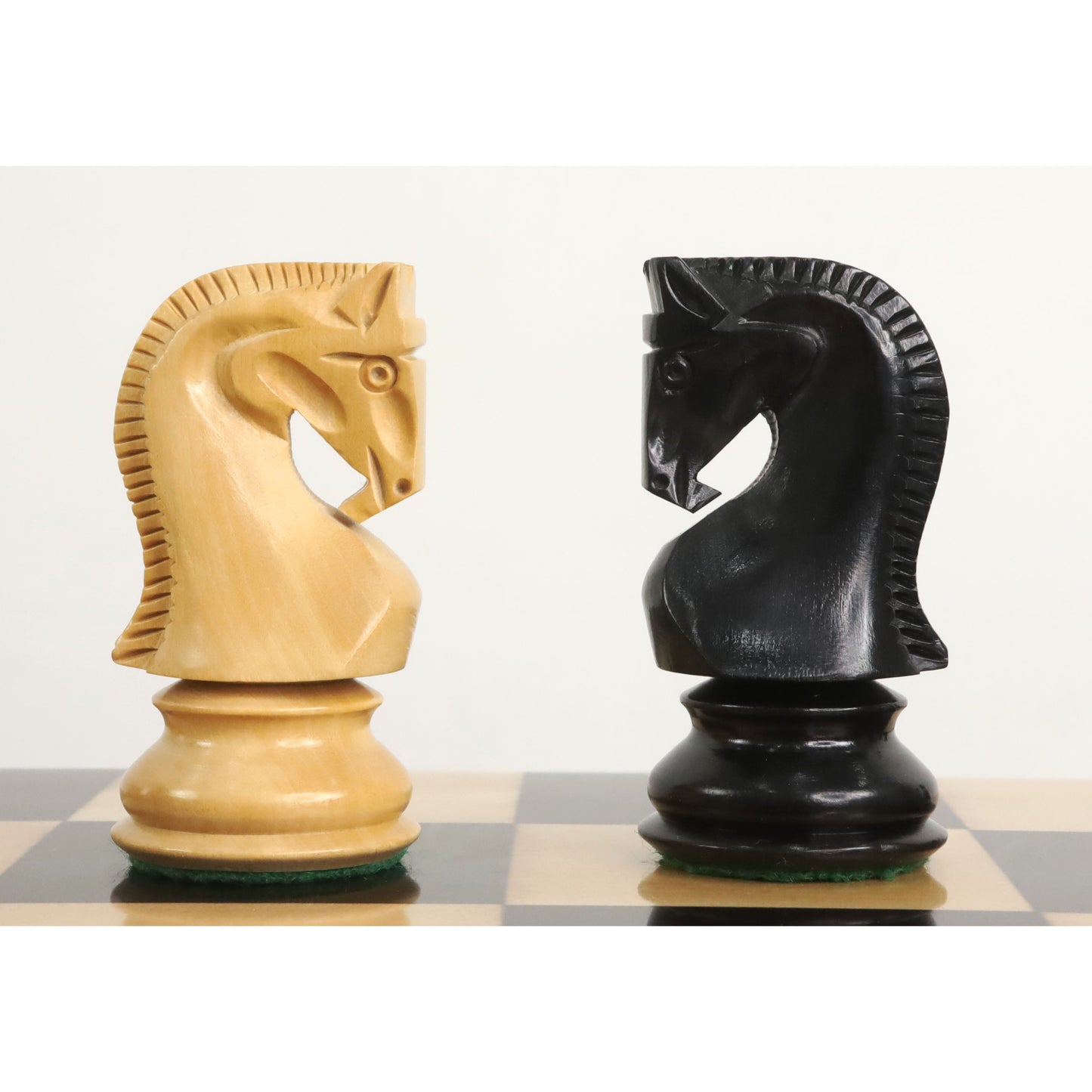 Slightly Imperfect Russian Zagreb 59' Chess Set - Chess Pieces Only - Triple Weighted Ebony Wood