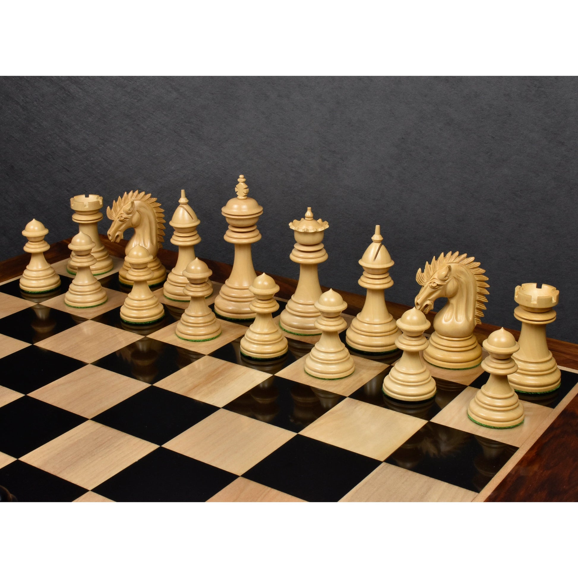 Dragon Luxury Staunton Chess Pieces Only Set