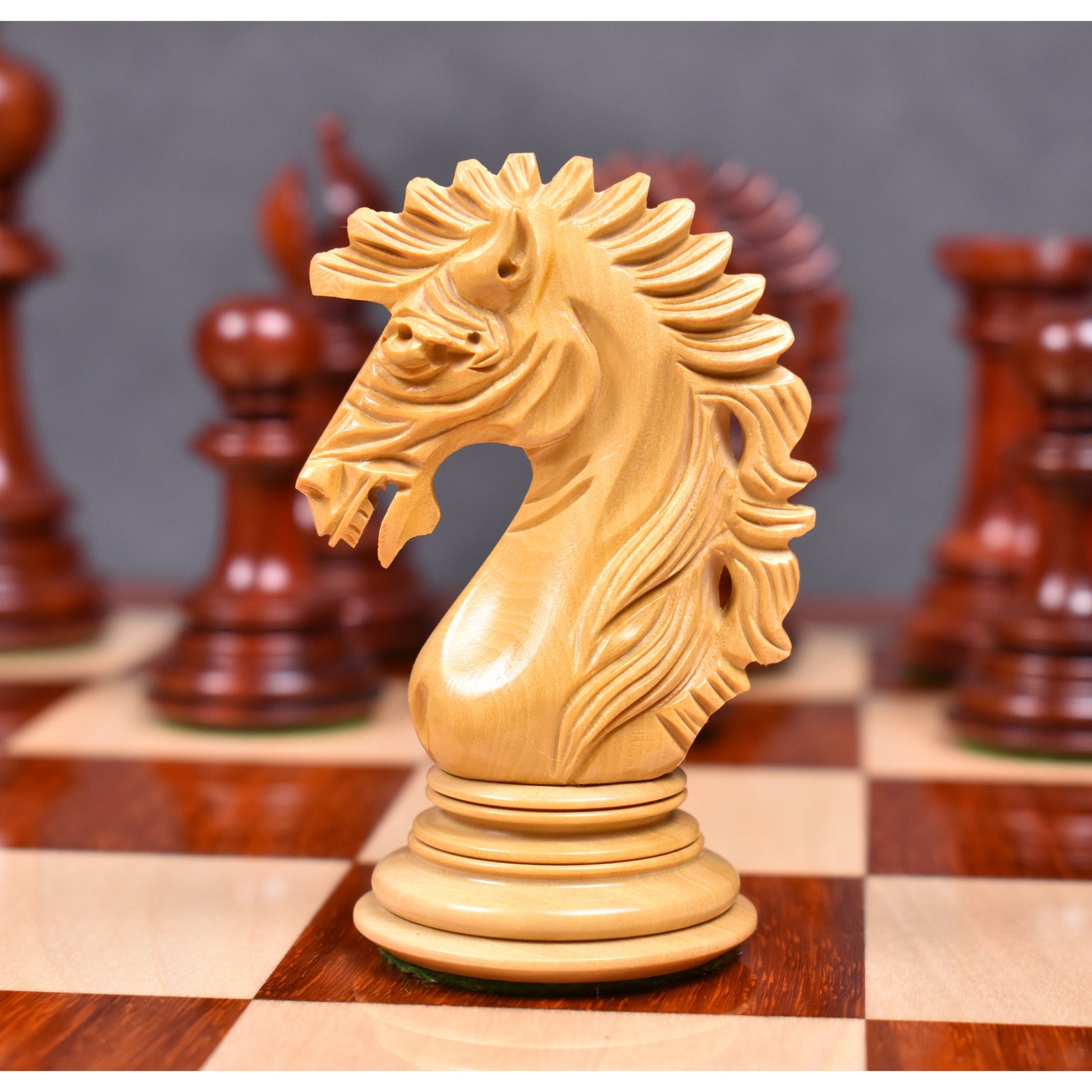 Slightly Imperfect 4.6" Mogul Staunton Luxury Chess Pieces Only Set