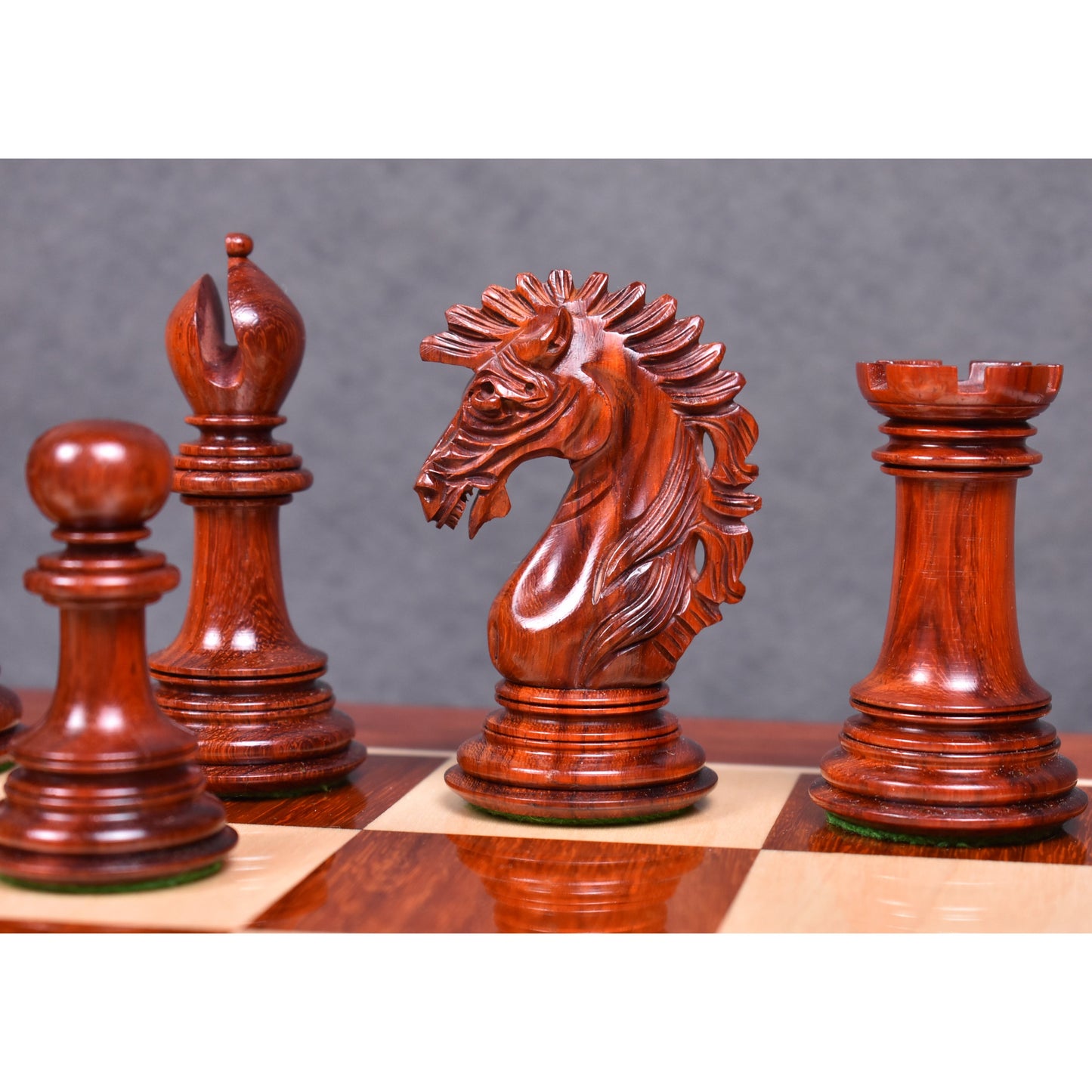 Slightly Imperfect 4.6" Mogul Staunton Luxury Chess Pieces Only Set