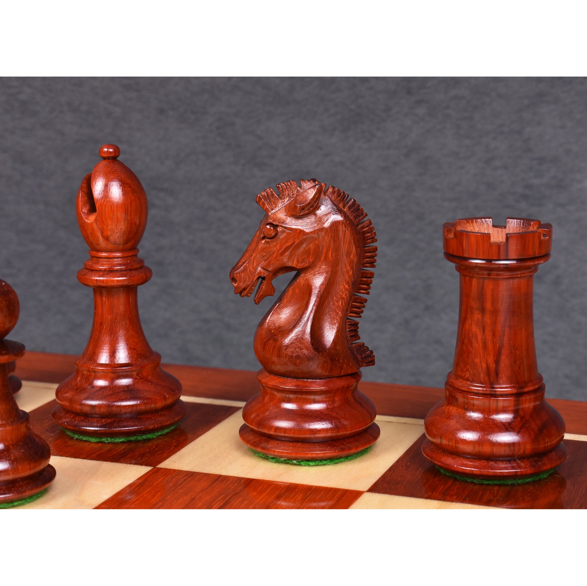 Slightly Imperfect 3.9" Craftsman Staunton Chess Pieces Only set