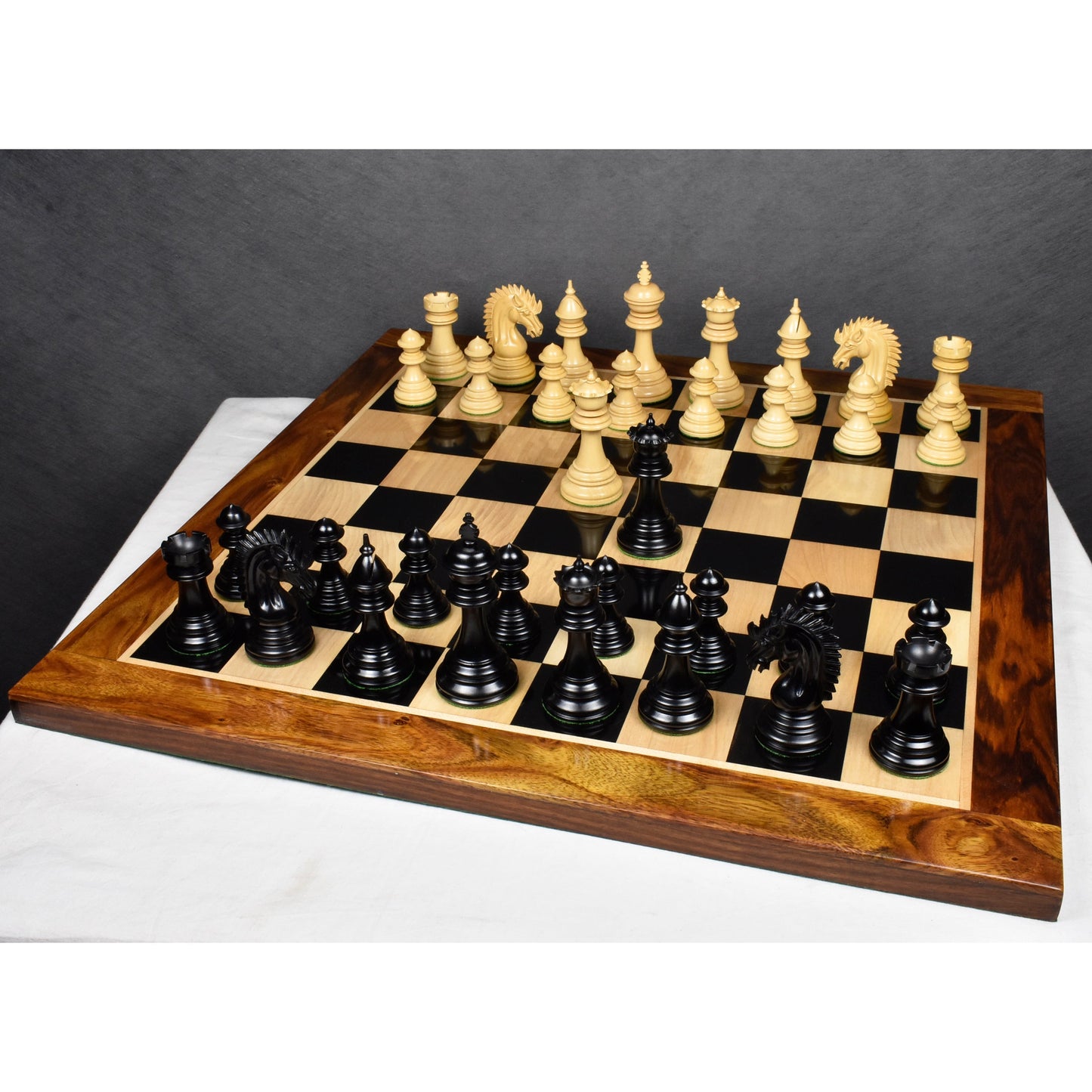 Dragon Luxury Staunton Chess Pieces Only Set