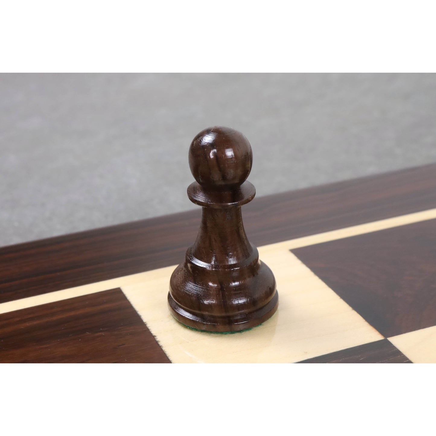 Slightly Imperfect Leningrad Staunton Chess Set - Chess Pieces Only - Rosewood & Boxwood - 4" King