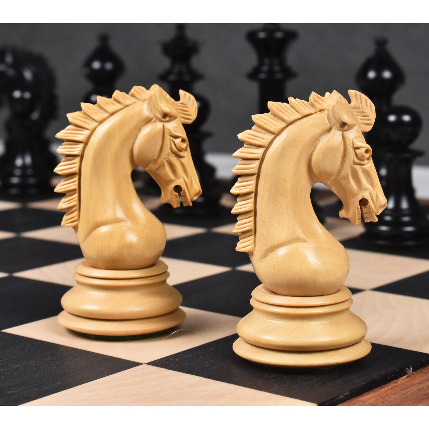 Slightly Imperfect 3.7" Emperor Series Staunton Chess Pieces Only set