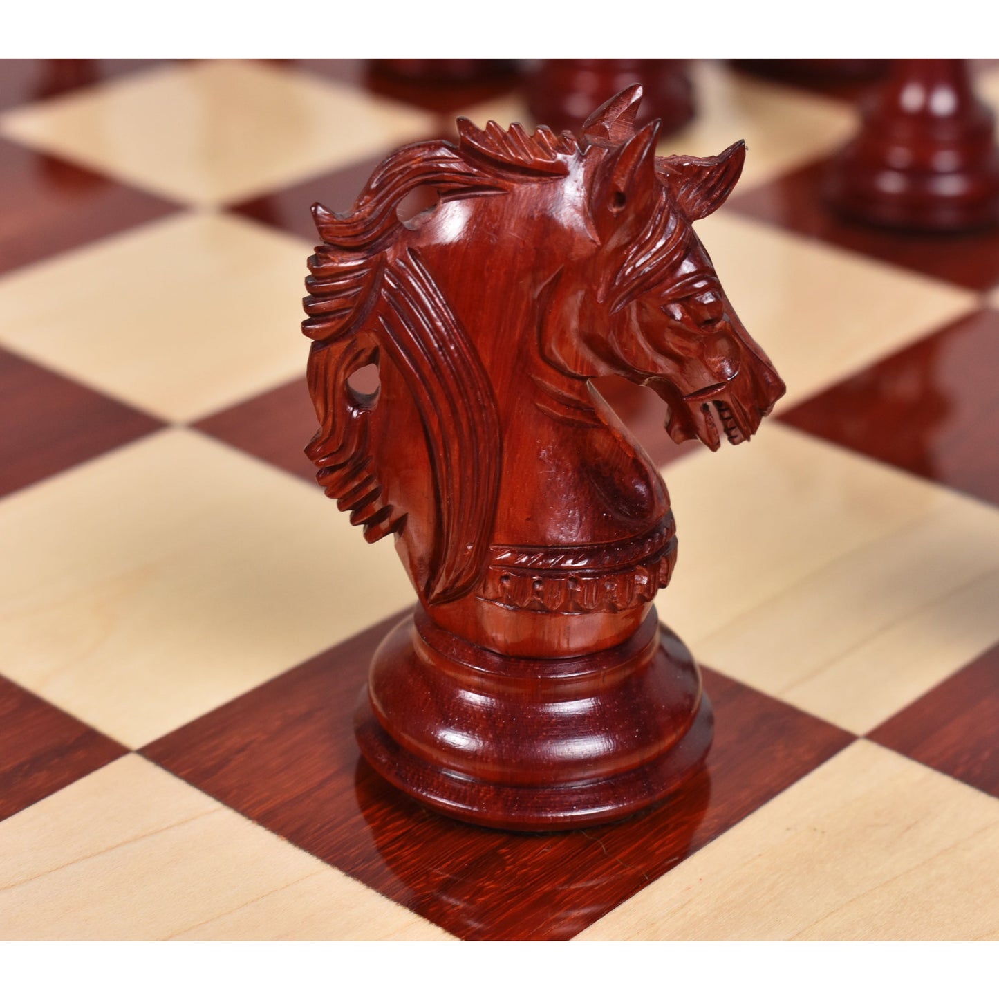 Slightly Imperfect 4.6" Prestige Luxury Staunton Chess Pieces Only set