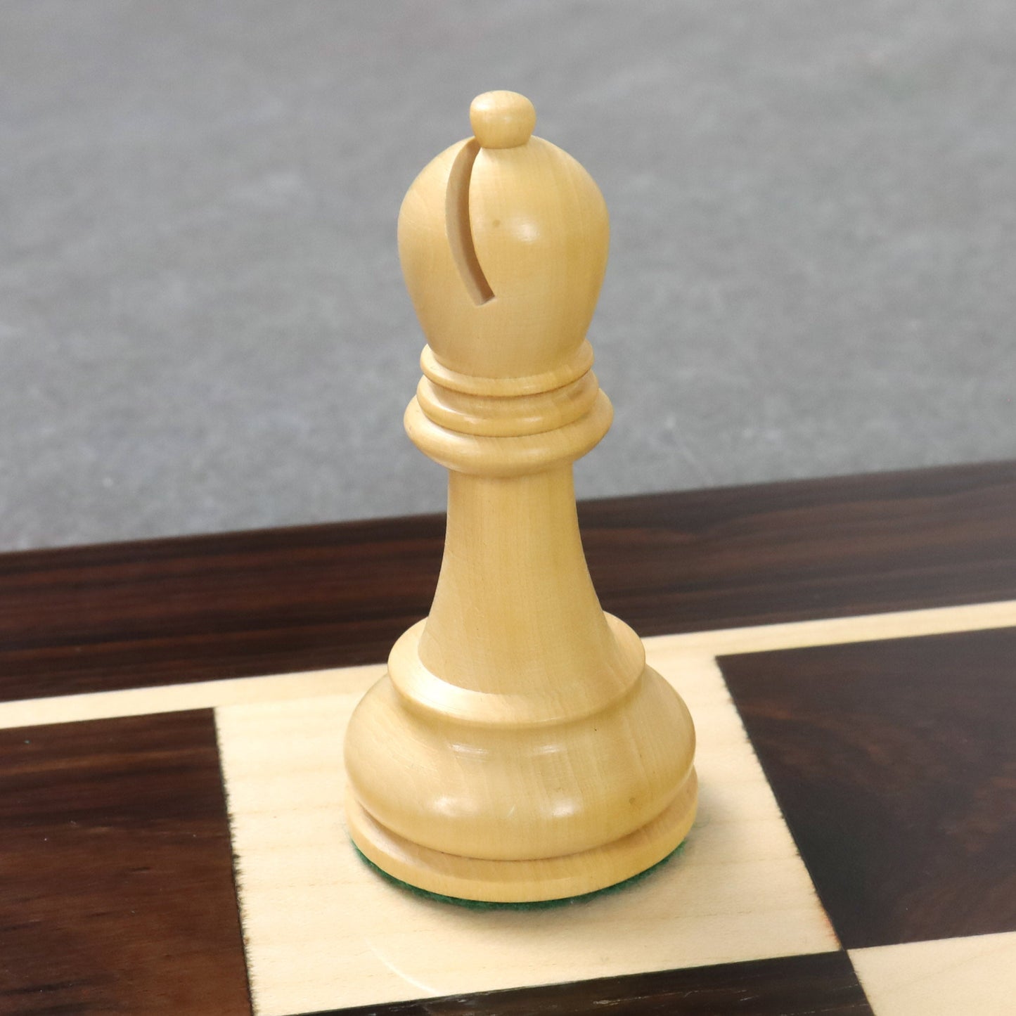 Slightly Imperfect Leningrad Staunton Chess Set - Chess Pieces Only - Rosewood & Boxwood - 4" King