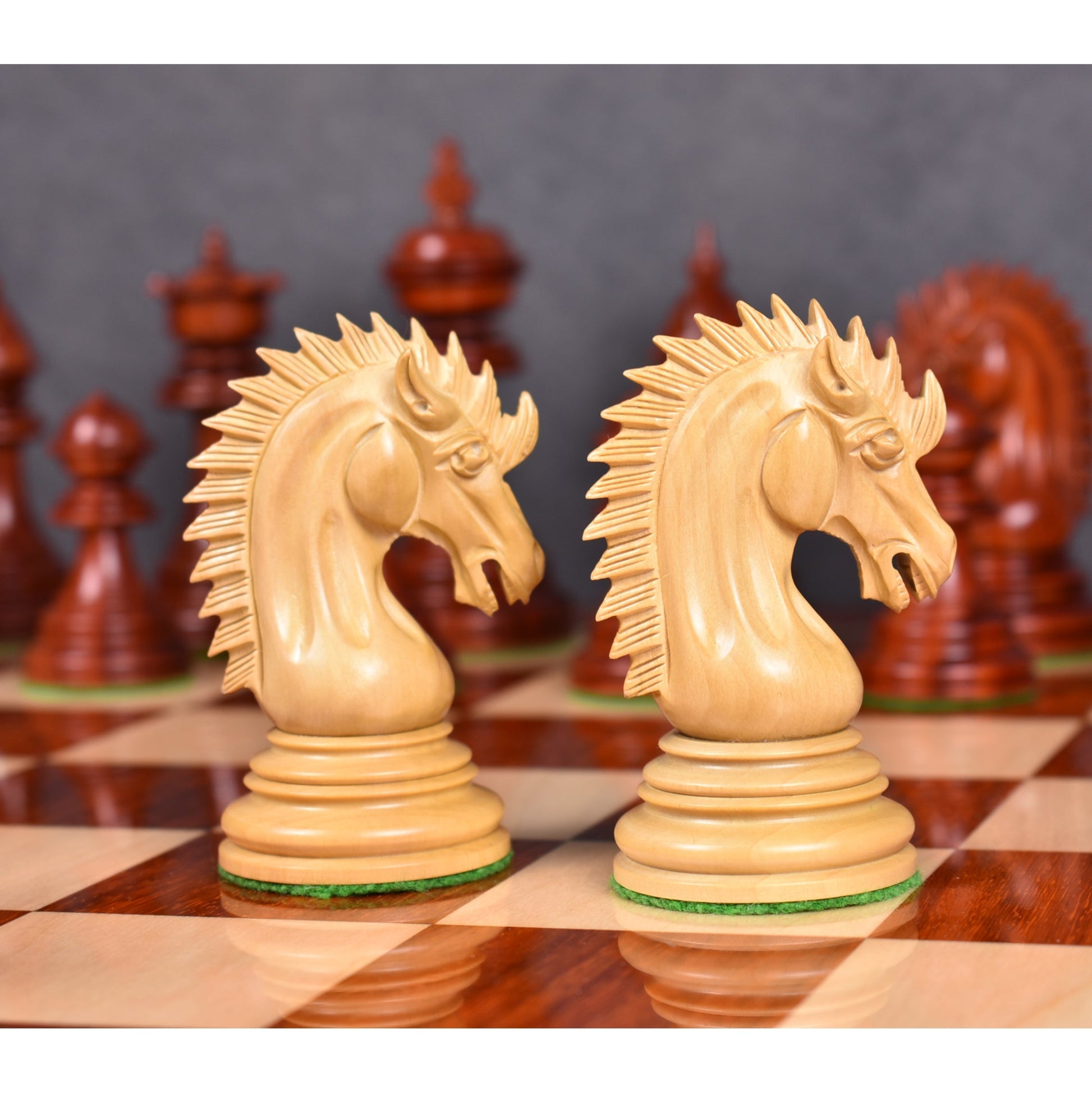 Dragon Luxury Staunton Chess Pieces Only Set 