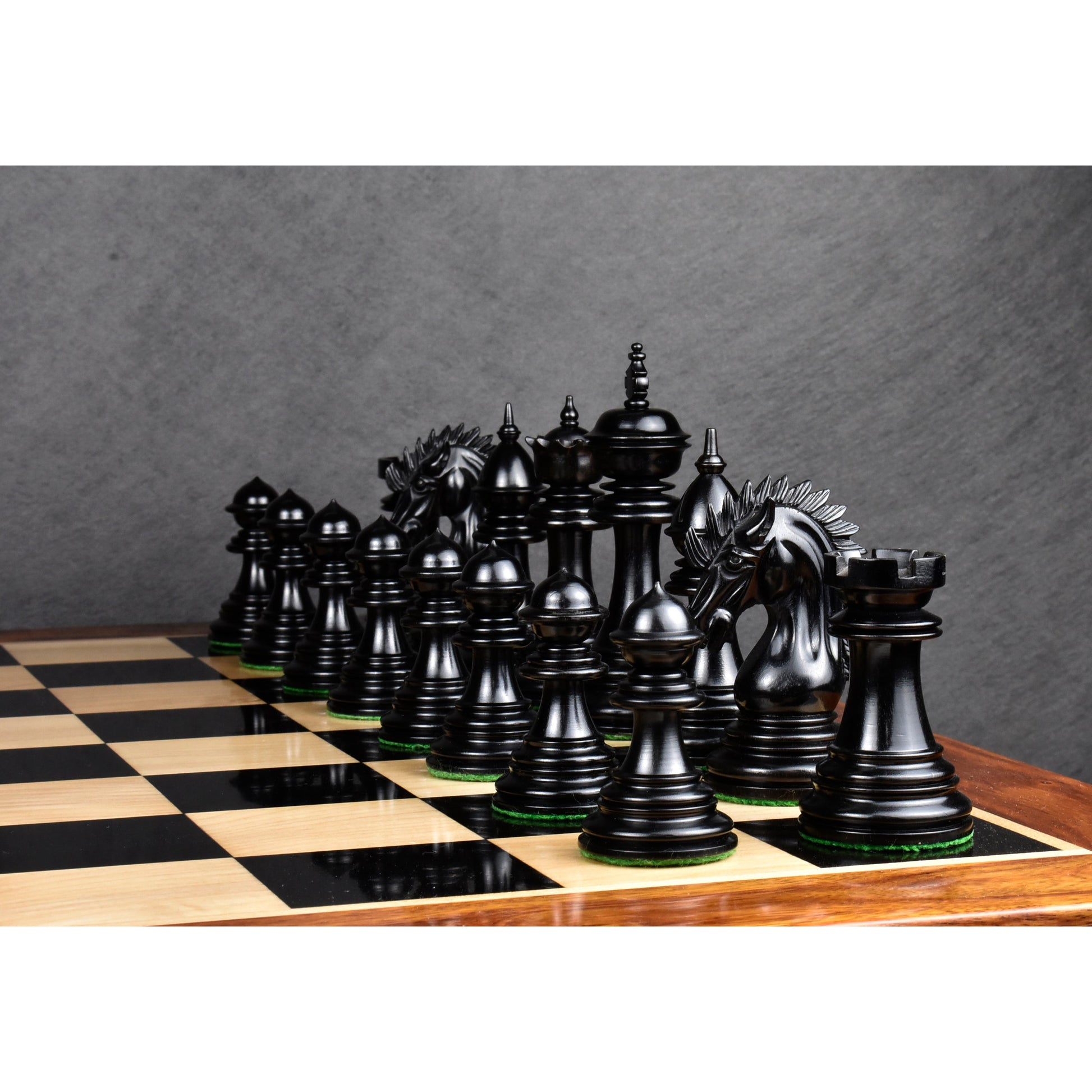 Dragon Luxury Staunton Chess Pieces Only Set