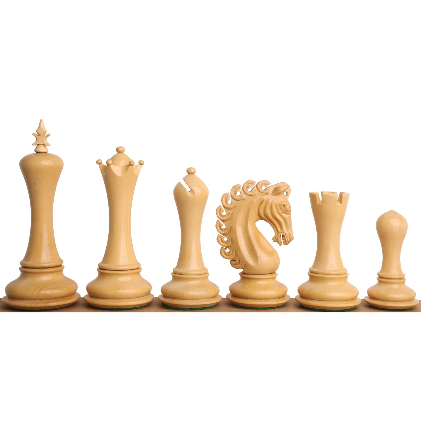 Slightly Imperfect 4.6" Avant Garde Luxury Staunton Chess Set- Chess Pieces Only-Ebony Wood- Triple Weight