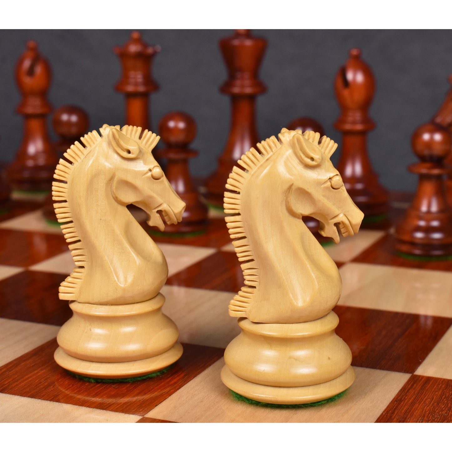 Slightly Imperfect 3.9" Craftsman Staunton Chess Pieces Only set